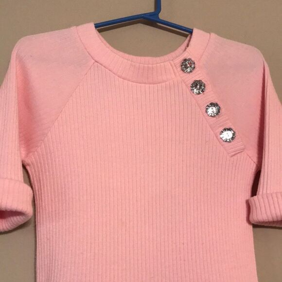 Youngland Pink Plaid Ruffle Dress - Size 6 - Picture 7 of 8